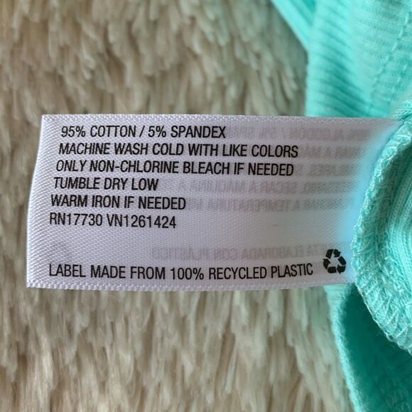 Wild fable light blue open back crop top - Picture 10 of 16